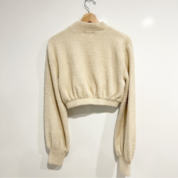 Revolve x MAJORELLE Loulya Top and Mini Skirt Sweater Set in Buttermilk - Picture 7 of 16